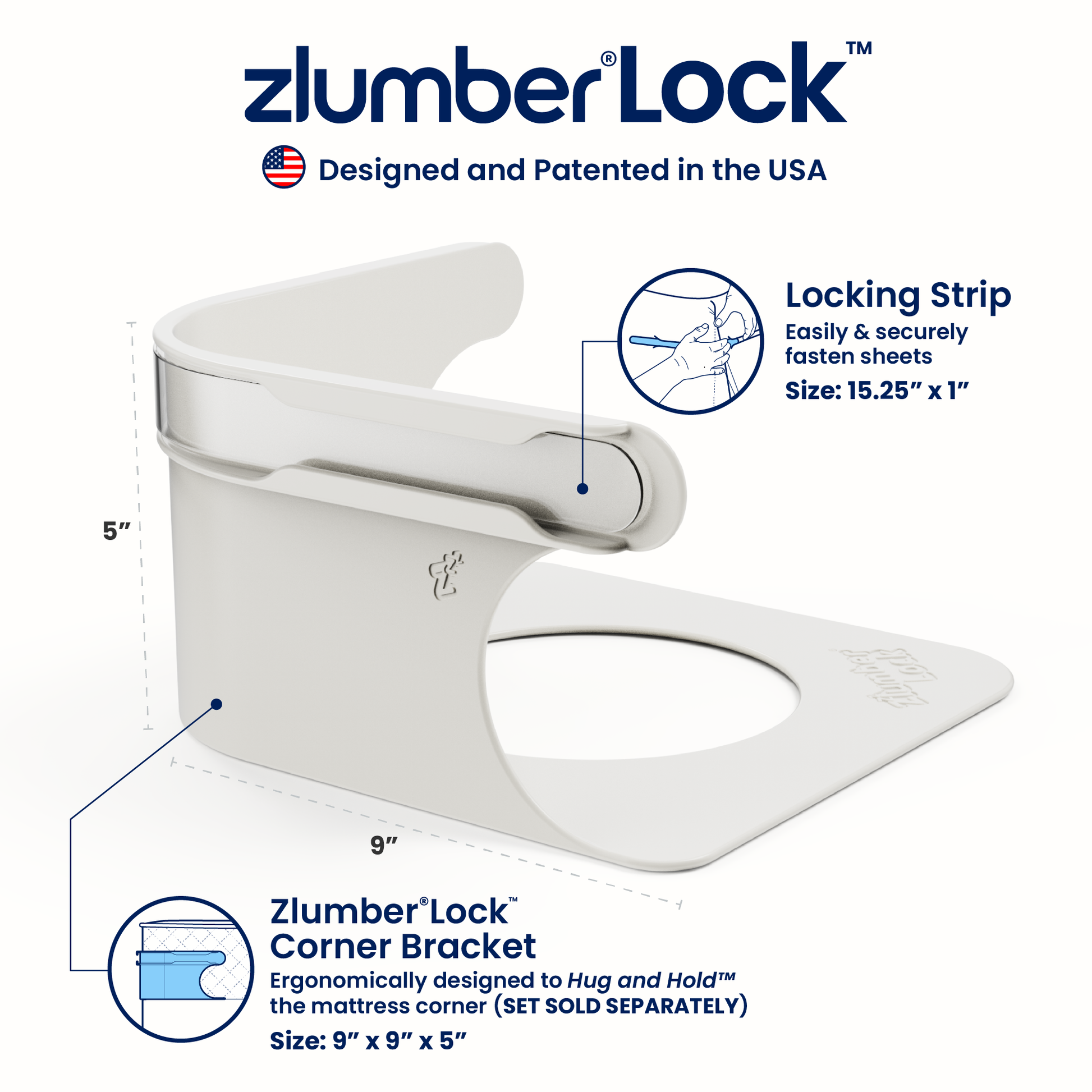 Zlumber® Lock™ Extra Locking Strips - 2 Pack