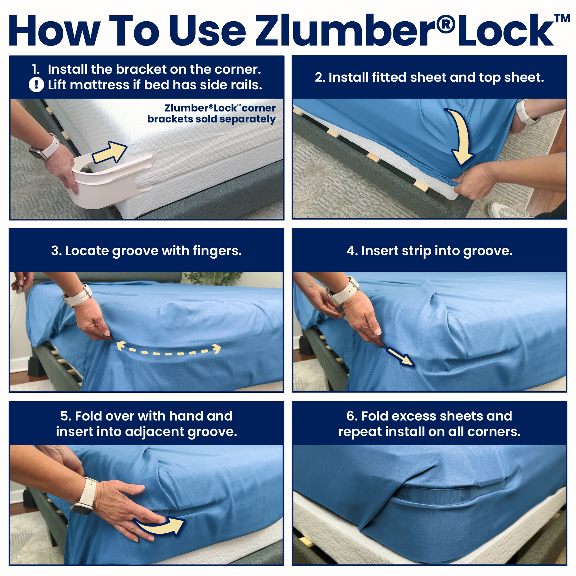 Zlumber® Lock™ Extra Locking Strips - 2 Pack