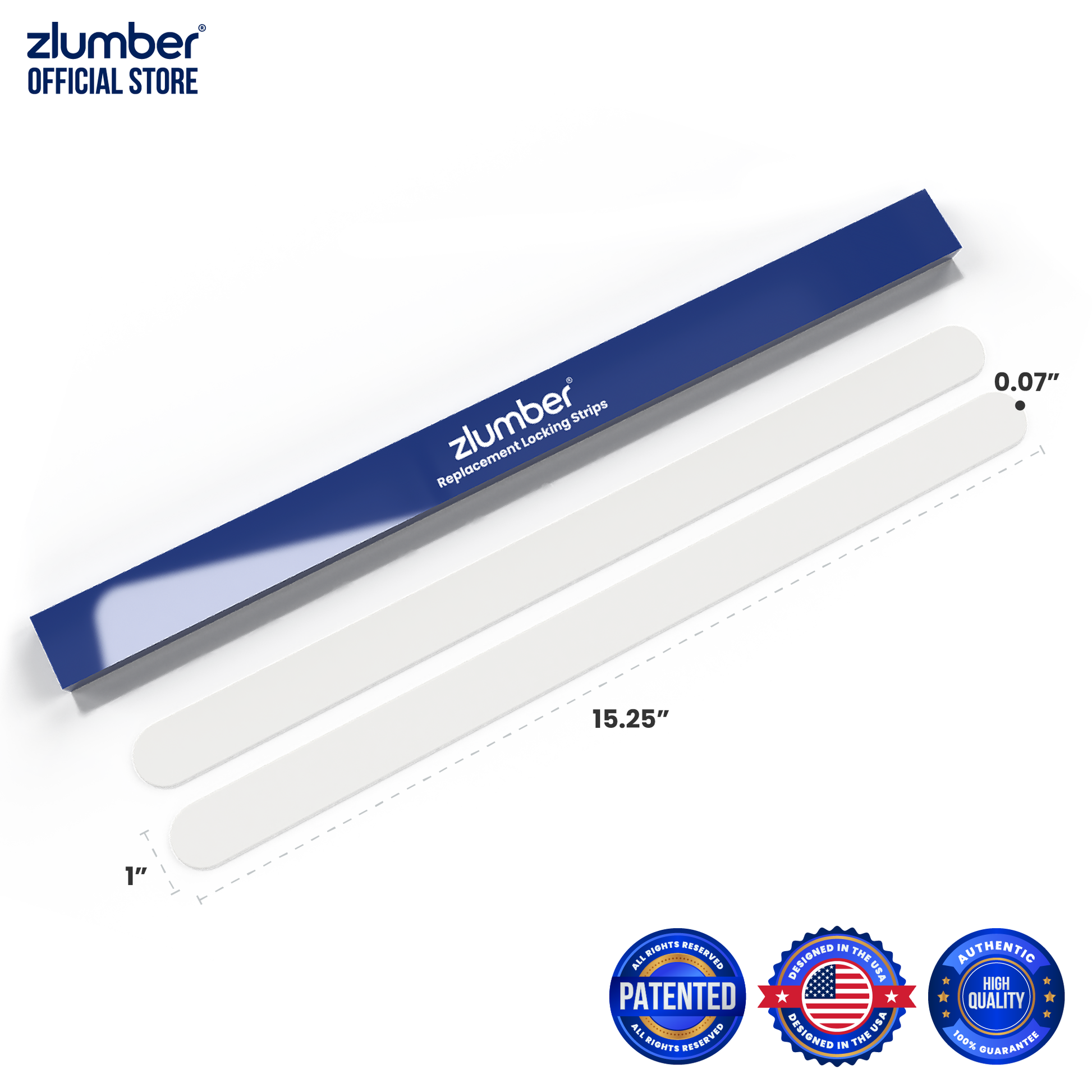 Zlumber® Lock™ Extra Locking Strips - 2 Pack