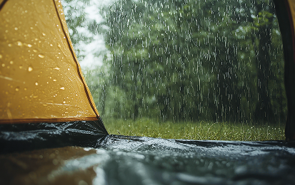 Rain on Tent